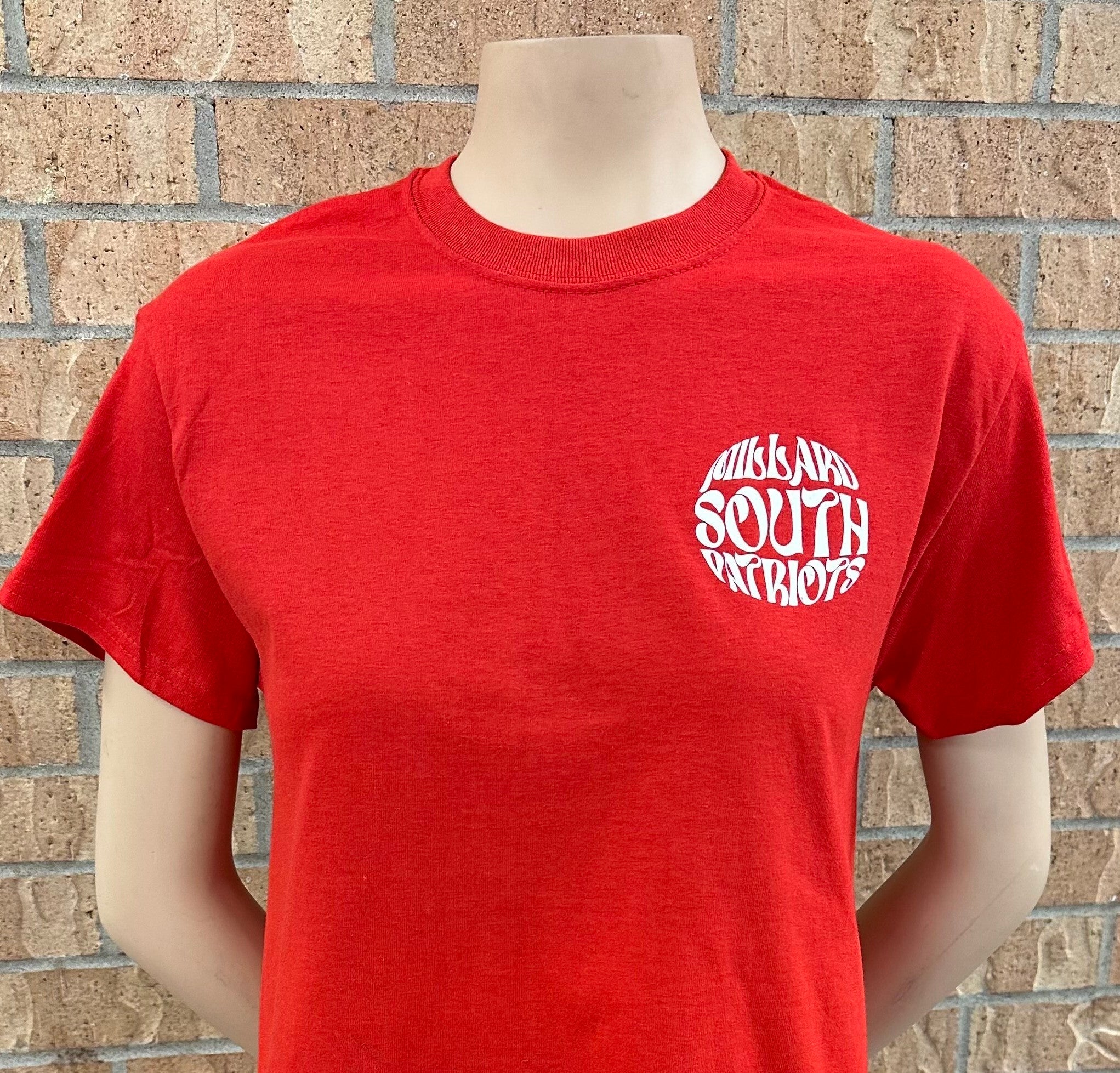 Red Old School Patriot T-Shirt